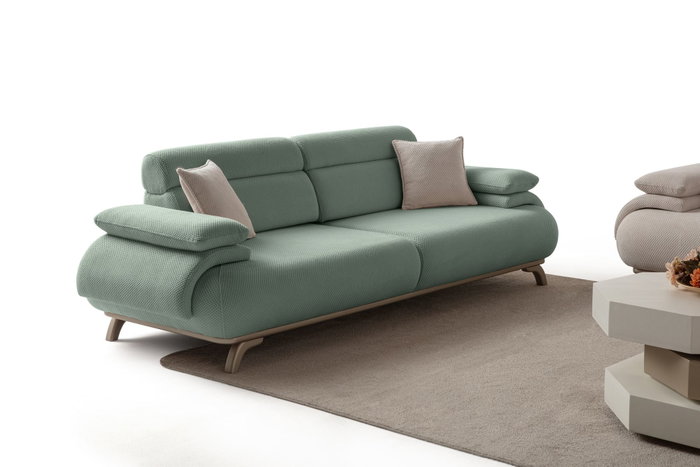 Atelier Del Sofa Bonjo Silver - Sea Green